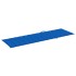 Tumbona doble y cojines azul royal madera pino