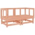 Juego de muebles de jardín 11 pzas madera maciza abeto