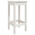 Set de mesa y taburetes altos jardín 5 pzas madera pino