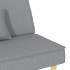 Sofá cama tela gris