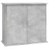 Soporte de acuario madera ingeniería gris hormigón 81x36x73