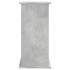 Soporte de acuario madera ingeniería gris hormigón 81x36x73