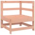 Juego de muebles de jardín 8 pzas madera maciza abeto