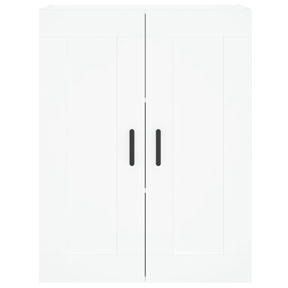 Aparador alto madera contrachapada blanco 69,5x34x180