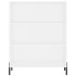 Aparador alto madera contrachapada blanco 69,5x34x180