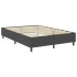 Estructura de cama Box Spring sin colchón tela gris 180x200
