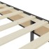Estructura de cama Box Spring sin colchón tela gris 180x200