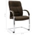 Silla de oficina voladiza de tela