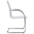 Silla de oficina voladiza de cuero sintético