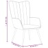Sillón de relax de terciopelo gris