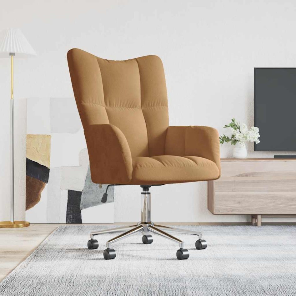 Sillón de relax de terciopelo