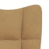 Sillón de relax de terciopelo