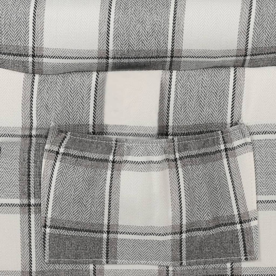 Sillón reclinable de tela blanco y