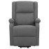 Sillón de masaje elevable tela gris