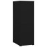 Armario archivador de acero negro 46x62x133