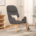 Sillón de relax de tela gris