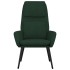 Sillón de relax de tela verde