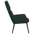 Sillón de relax de tela verde