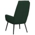 Sillón de relax de tela verde