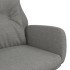 Sillón de relax de tela gris