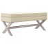 Taburete con almacenaje lino 110x45x49