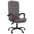 Silla de oficina reclinable masaje cuero sintético