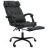 Silla de oficina reclinable cuero sintético