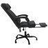 Silla de oficina reclinable cuero sintético