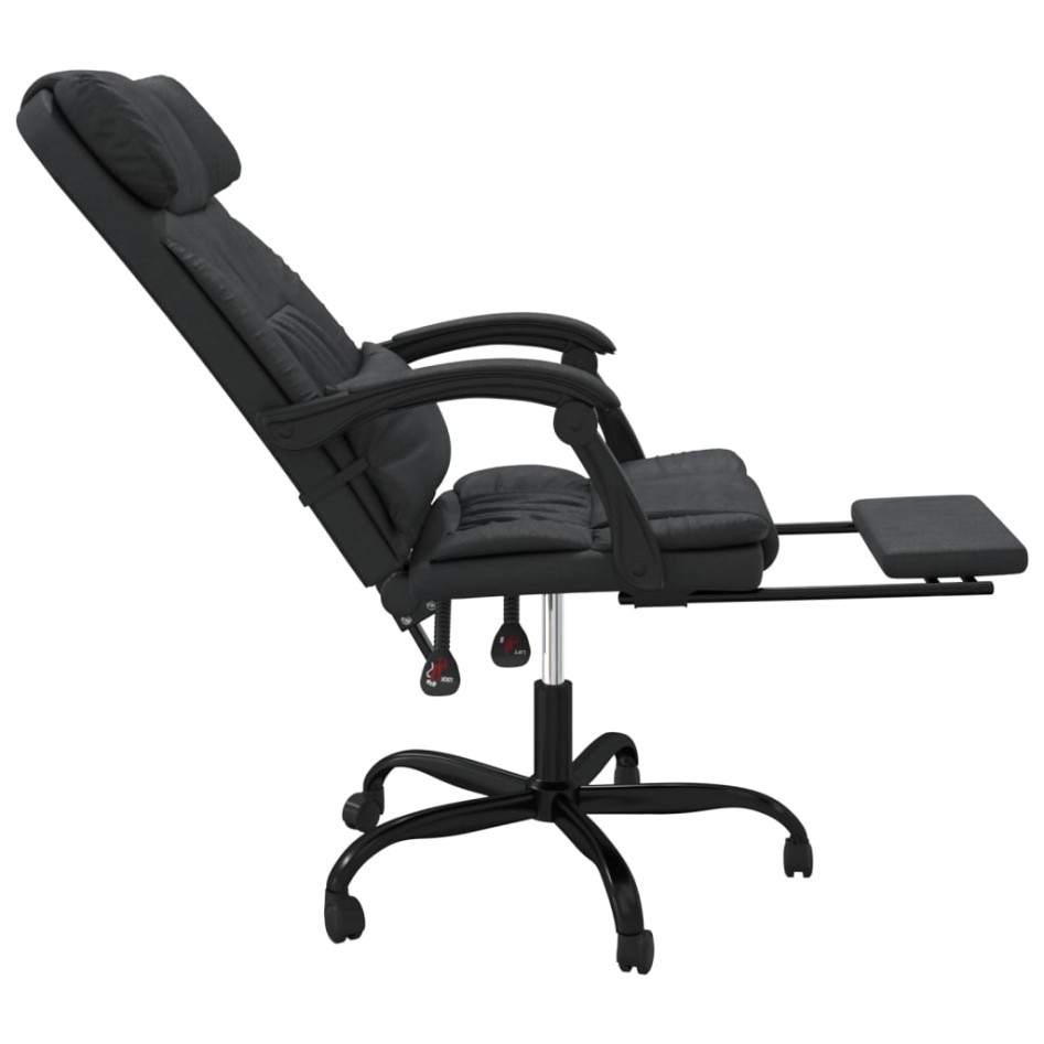 Silla de oficina reclinable cuero sintético