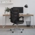 Silla de oficina reclinable cuero sintético