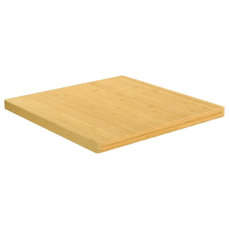 Tablero de mesa de bambú 90x90x4