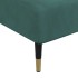Sofá diván de terciopelo verde