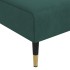 Sofá diván de terciopelo verde