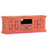 Mueble de TV madera maciza de mango rosa 110x30x40