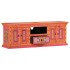 Mueble de TV madera maciza de mango rosa 110x30x40