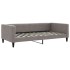 Sofá cama sin colchón tela gris taupe 100x200