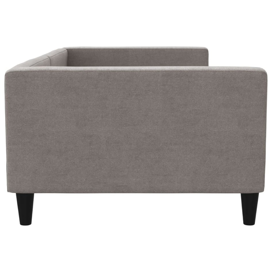 Sofá cama sin colchón tela gris taupe 100x200