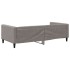 Sofá cama sin colchón tela gris taupe 100x200