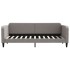 Sofá cama sin colchón tela gris taupe 80x200