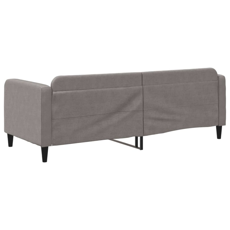 Sofá cama sin colchón tela gris taupe 80x200