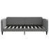 Sofá cama sin colchón tela gris oscuro 90x190