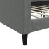 Sofá cama sin colchón tela gris oscuro 90x190