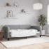 Sofá cama sin colchón tela gris claro 100x200