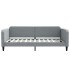 Sofá cama sin colchón tela gris claro 100x200