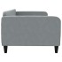 Sofá cama sin colchón tela gris claro 100x200