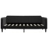 Sofá cama sin colchón terciopelo negro 90x190