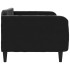 Sofá cama sin colchón terciopelo negro 90x190
