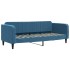 Sofá cama sin colchón terciopelo azul 80x200