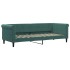 Sofá cama sin colchón terciopelo verde oscuro 80x200