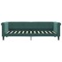 Sofá cama sin colchón terciopelo verde oscuro 80x200